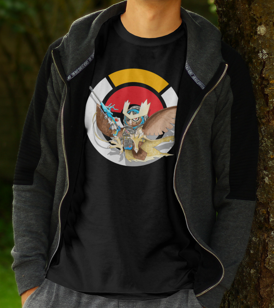 Pokemon X Over Noctowl X Ana Official Collaboration T-Shirt