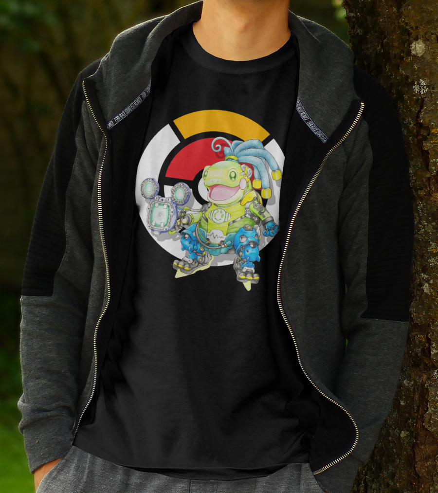 Pokemon X Overwatch Politoed Lucio Mashup T-Shirt