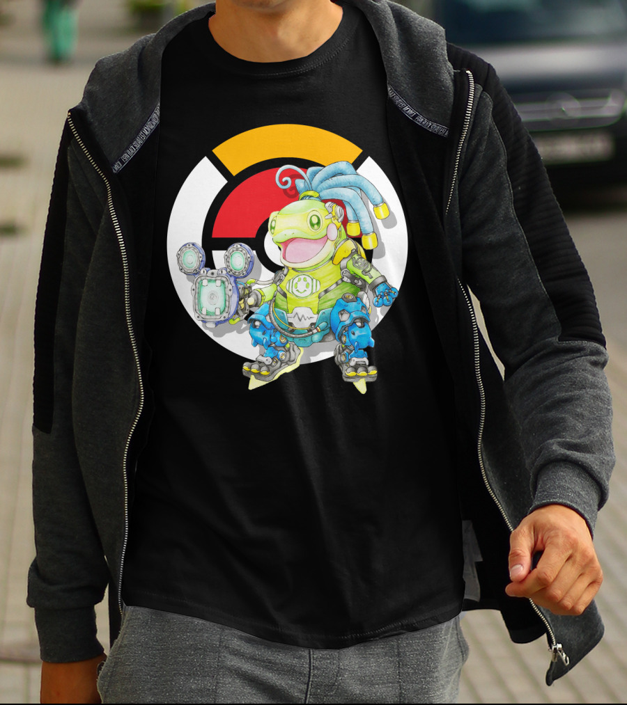 Pokemon X Overwatch Politoed Lucio Mashup T-Shirt