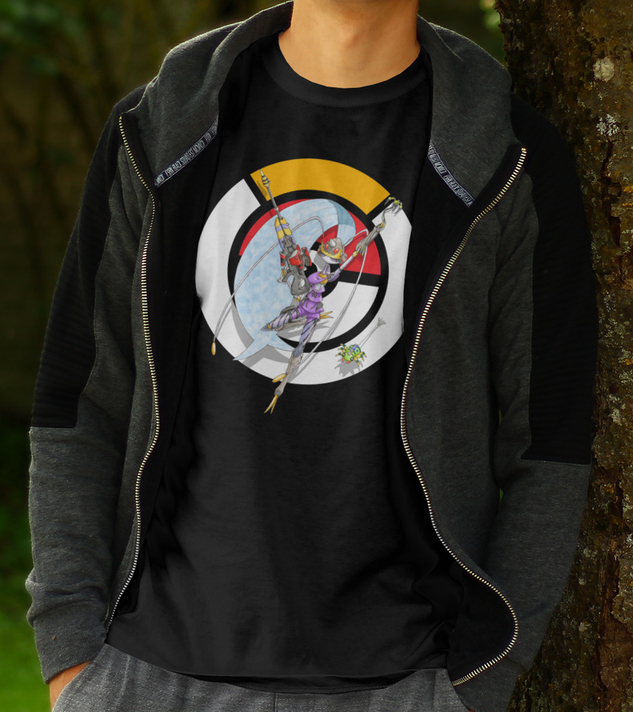 Pokemon X Over Pheromosa X Widowmaker Crossover Fan T-Shirt
