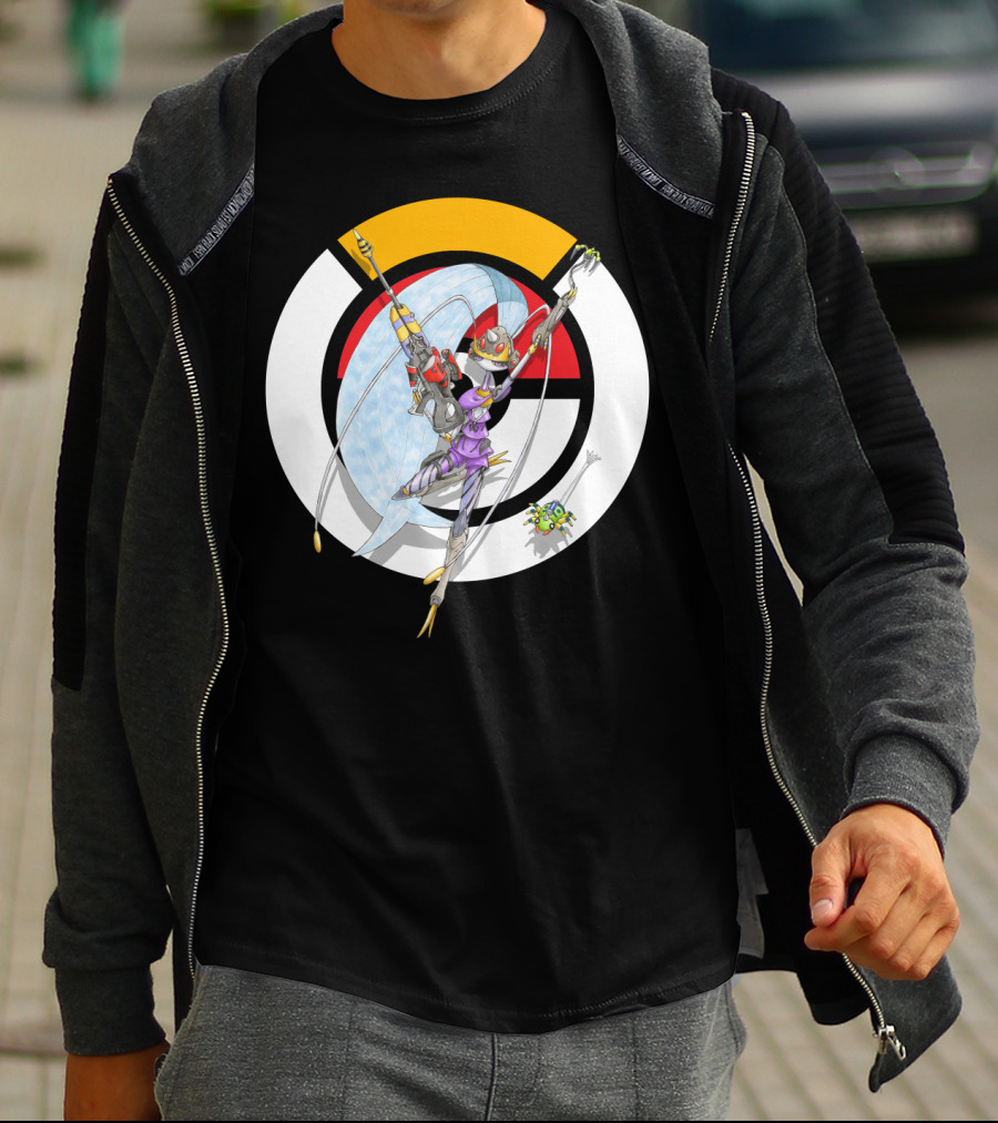Pokemon X Over Pheromosa X Widowmaker Crossover Fan T-Shirt