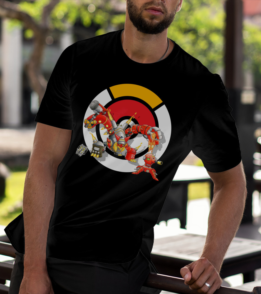 Pokemon X Overwatch Volcanion Torbjorn Mashup T-Shirt