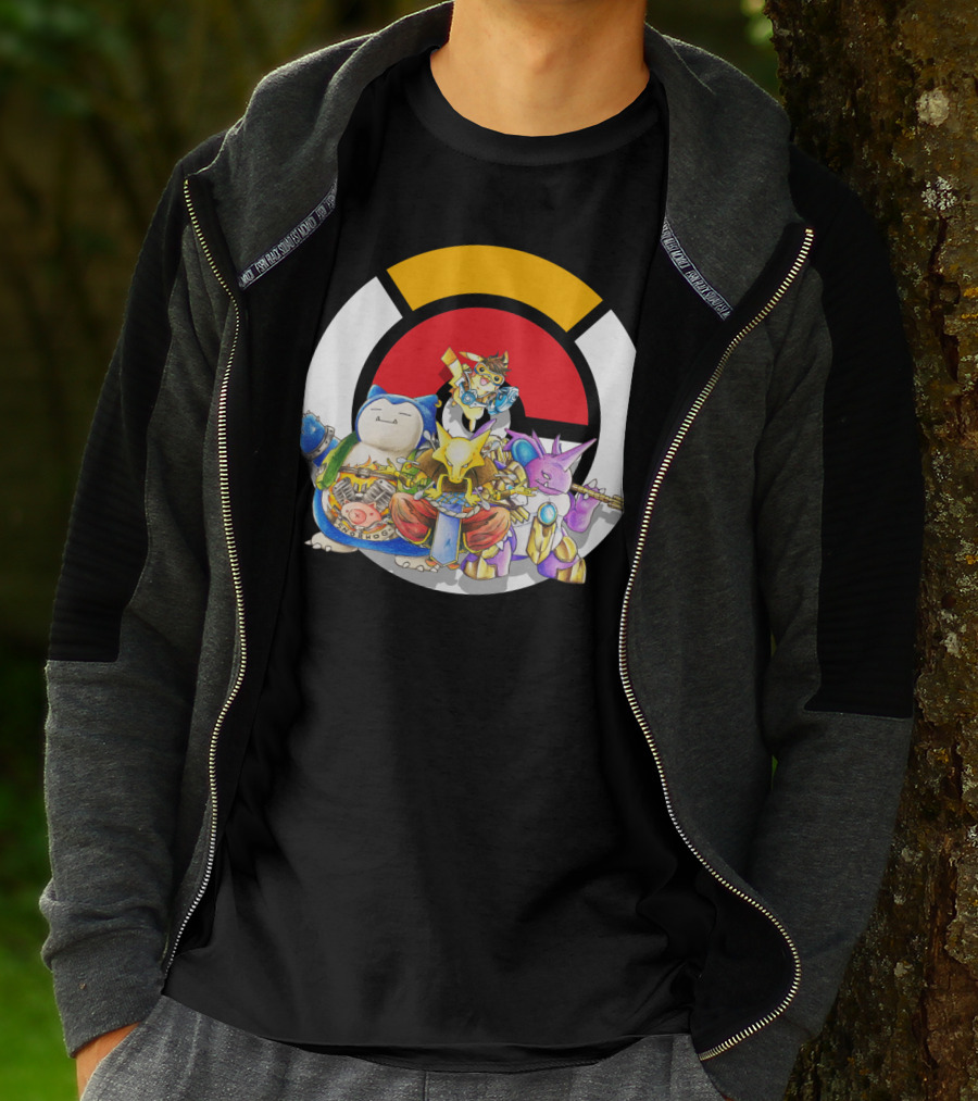 POKEMON X OVER Super Sentai Mashup T-Shirt