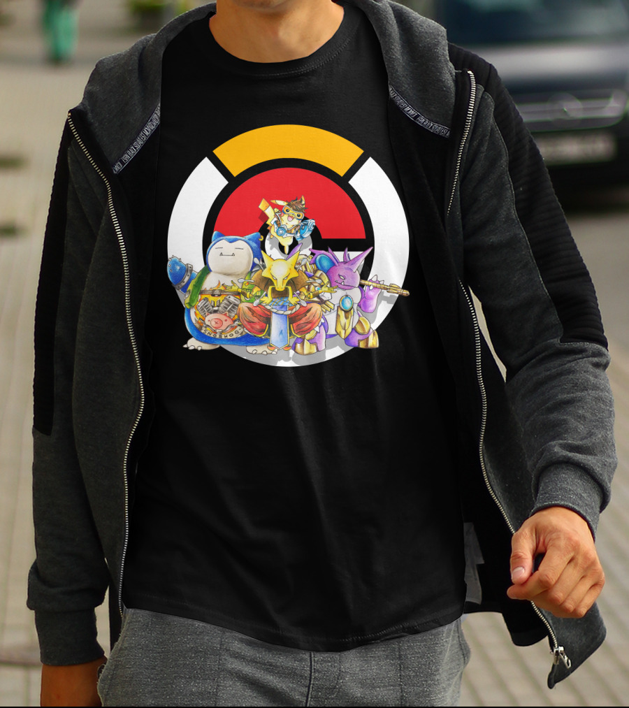 POKEMON X OVER Super Sentai Mashup T-Shirt