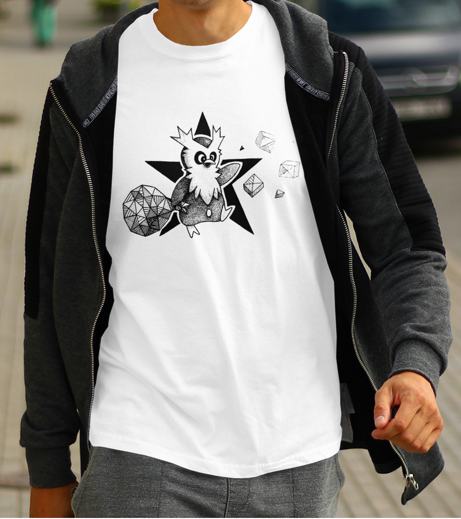Geometric Delibird Star And Shapes Pokémon T-Shirt
