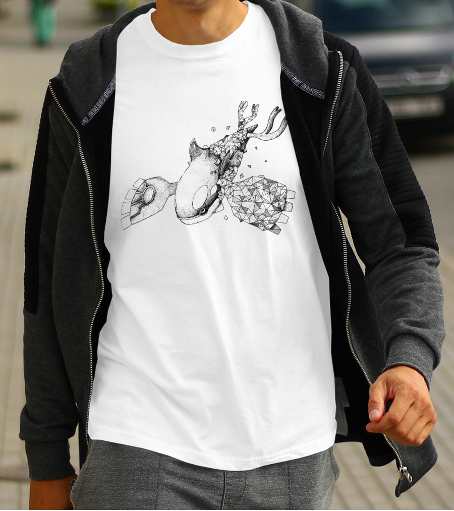 Kyogre Geometric Polygonal Fusion T-Shirt