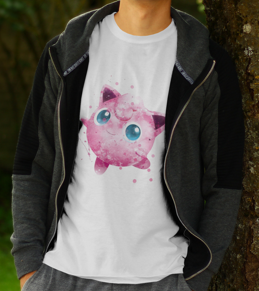 Watercolor Jigglypuff Pokemon Poke T-Shirt