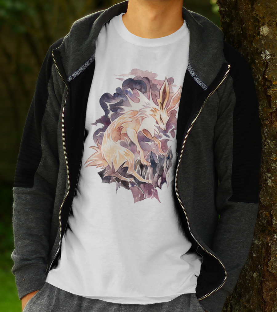 Watercolor Pokemon Jolteon Artistic T-Shirt