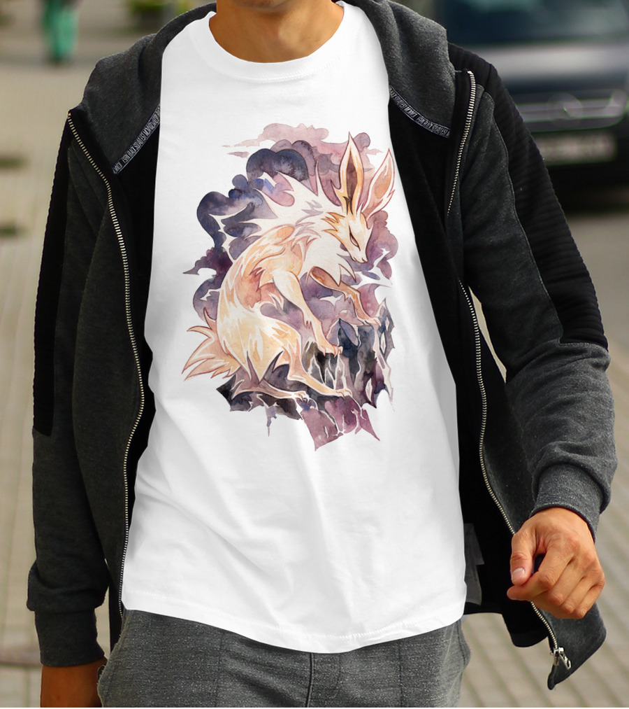 Watercolor Pokemon Jolteon Artistic T-Shirt