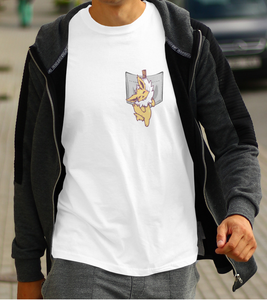 Jolteon Pokemon Pocket Hanging Companion T-Shirt