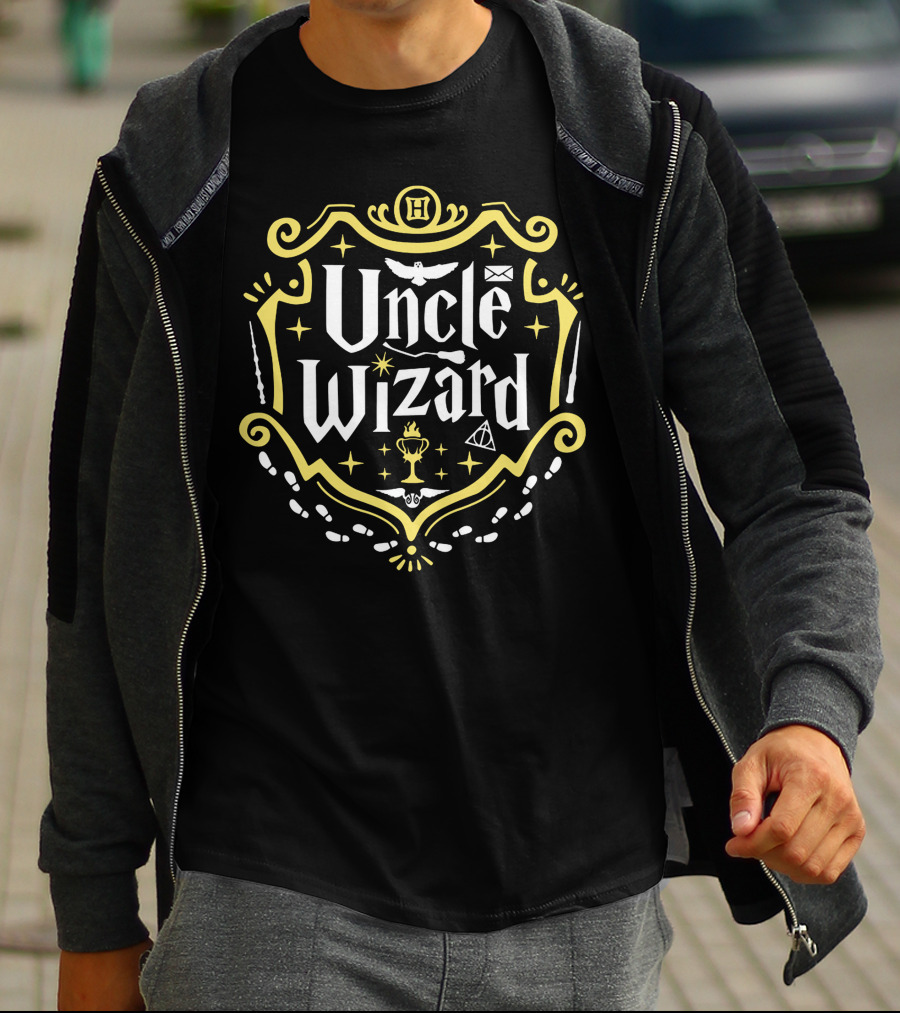 Uncle Wizard Crest H Icons And Symbols T-Shirt
