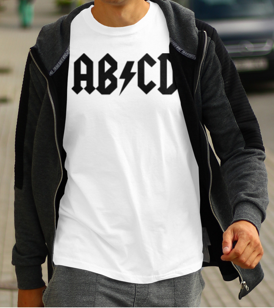 ABCD Lightning Bolt Back To School Alphabet T-Shirt