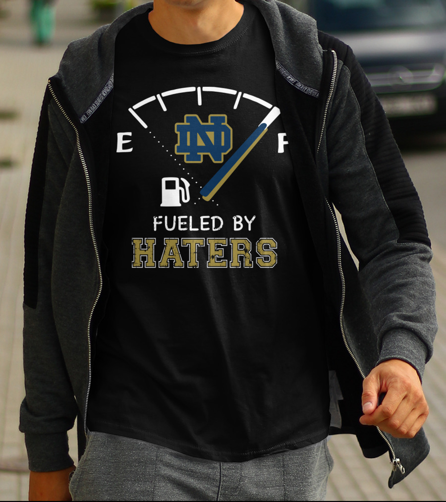 Fueled By Haters Notre Dame Fuel Gauge T-Shirt