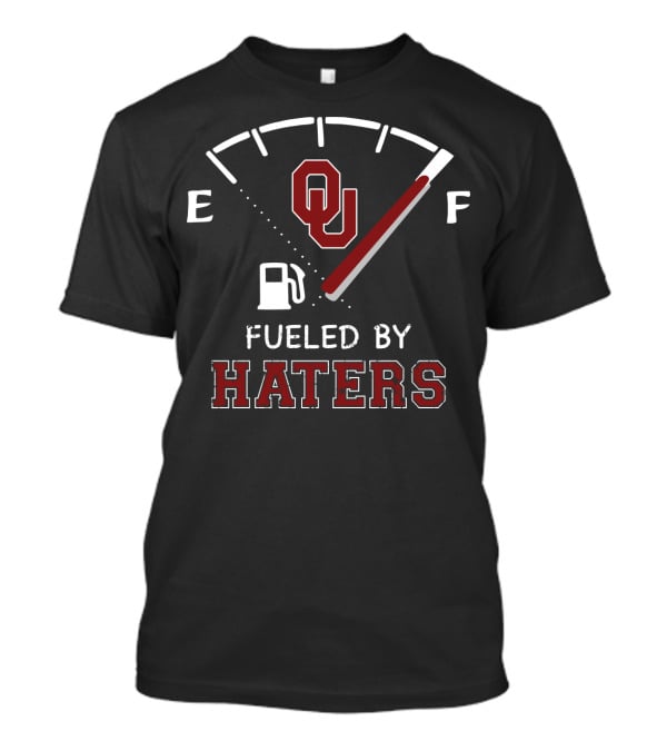 Ou Fueled By Haters Fuel Gauge T-Shirt