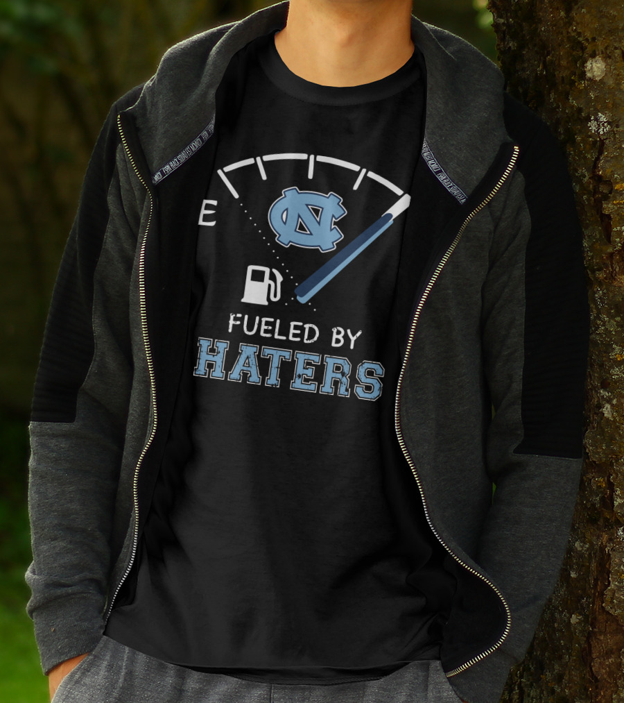 Fueled By Haters North Carolina Tar Heels Fuel Gauge T-Shirt