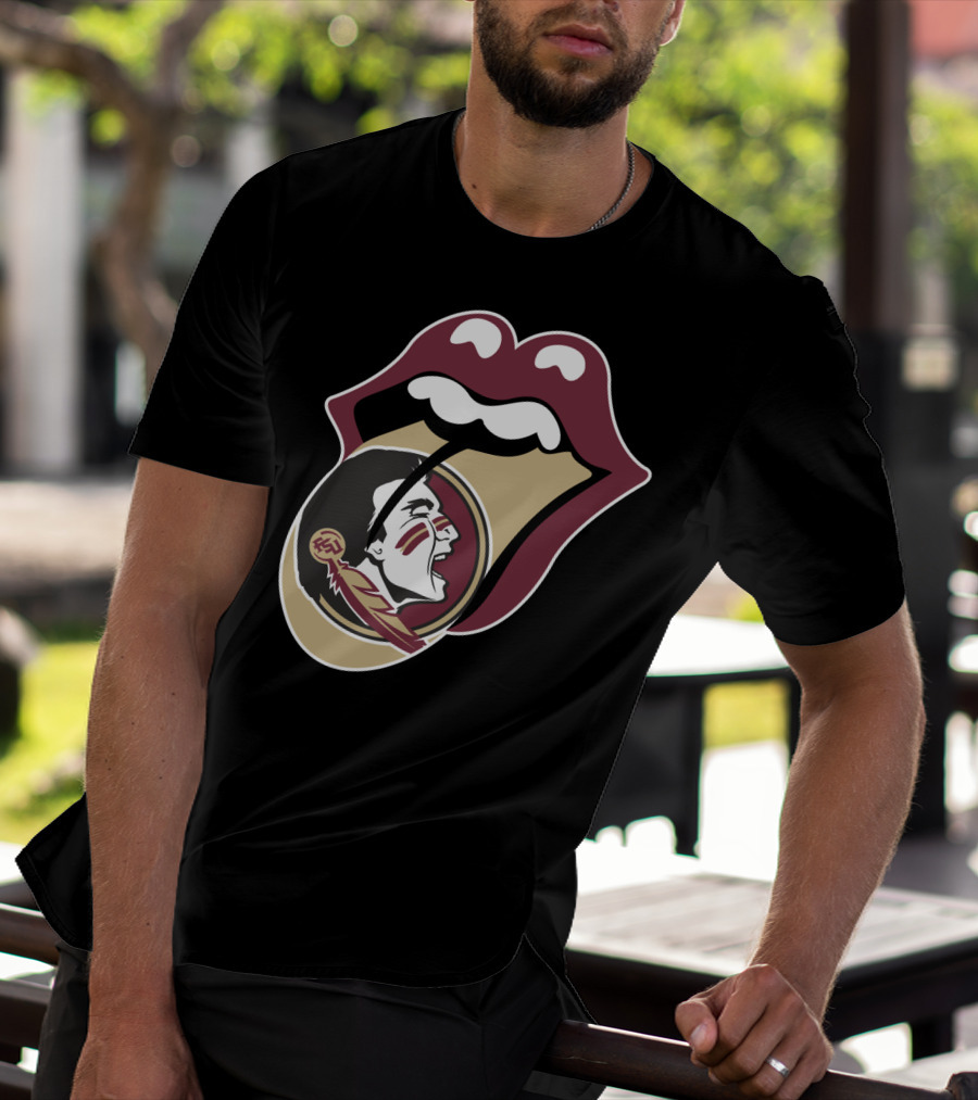 Fsu Seminoles Rolling Stones T-Shirt