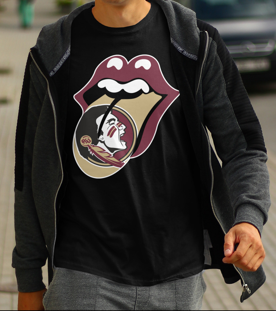 Fsu Seminoles Rolling Stones T-Shirt