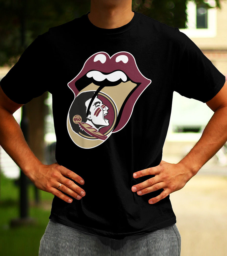 Fsu Seminoles Rolling Stones T-Shirt
