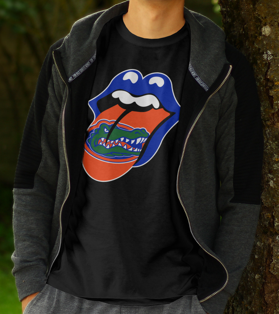 Rolling Stones Florida Gators Rolling Tongue T-Shirt
