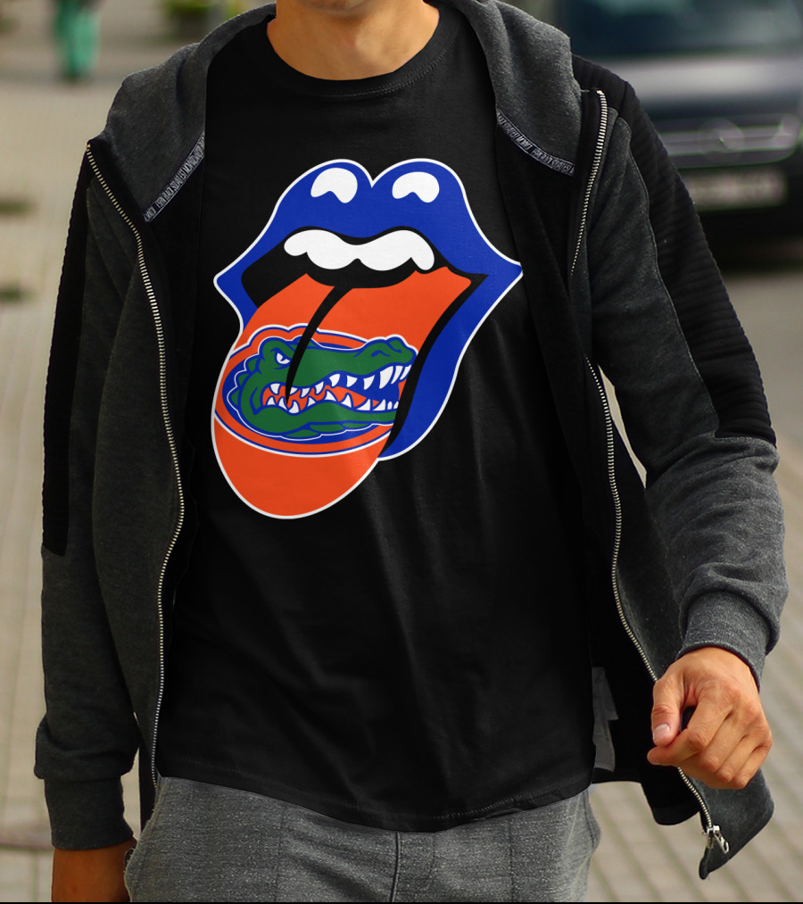 Rolling Stones Florida Gators Rolling Tongue T-Shirt