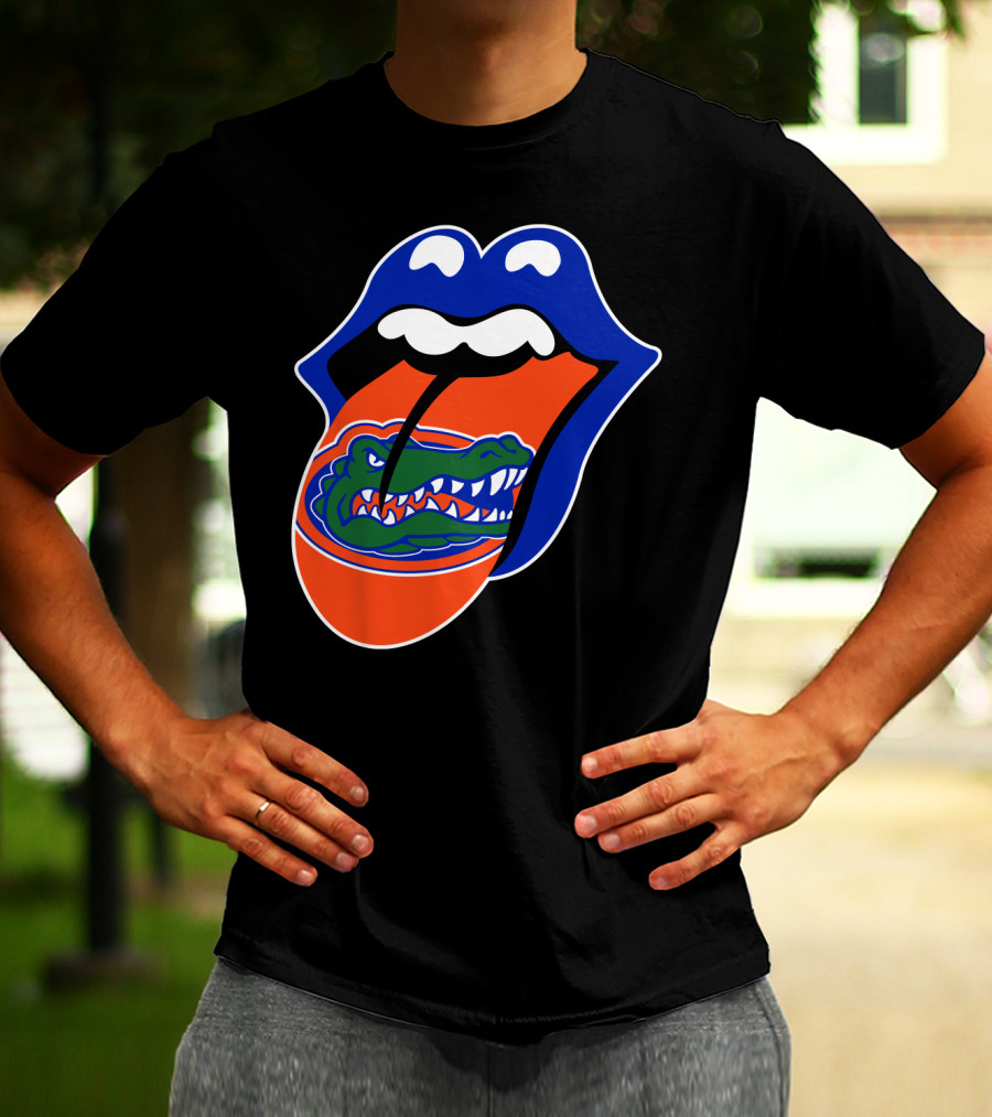 Rolling Stones Florida Gators Rolling Tongue T-Shirt