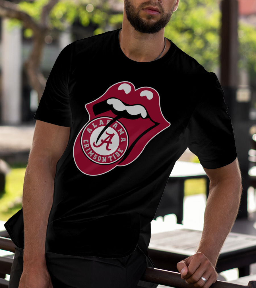 Alabama Crimson Tide Rt Edition Iconic Tongue T-Shirt