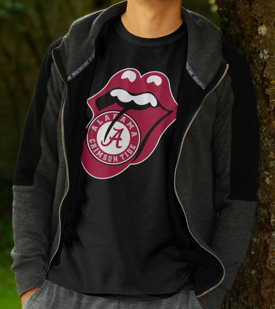 Alabama Crimson Tide Rt Edition Iconic Tongue T-Shirt
