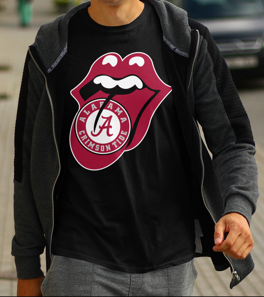 Alabama Crimson Tide Rt Edition Iconic Tongue T-Shirt