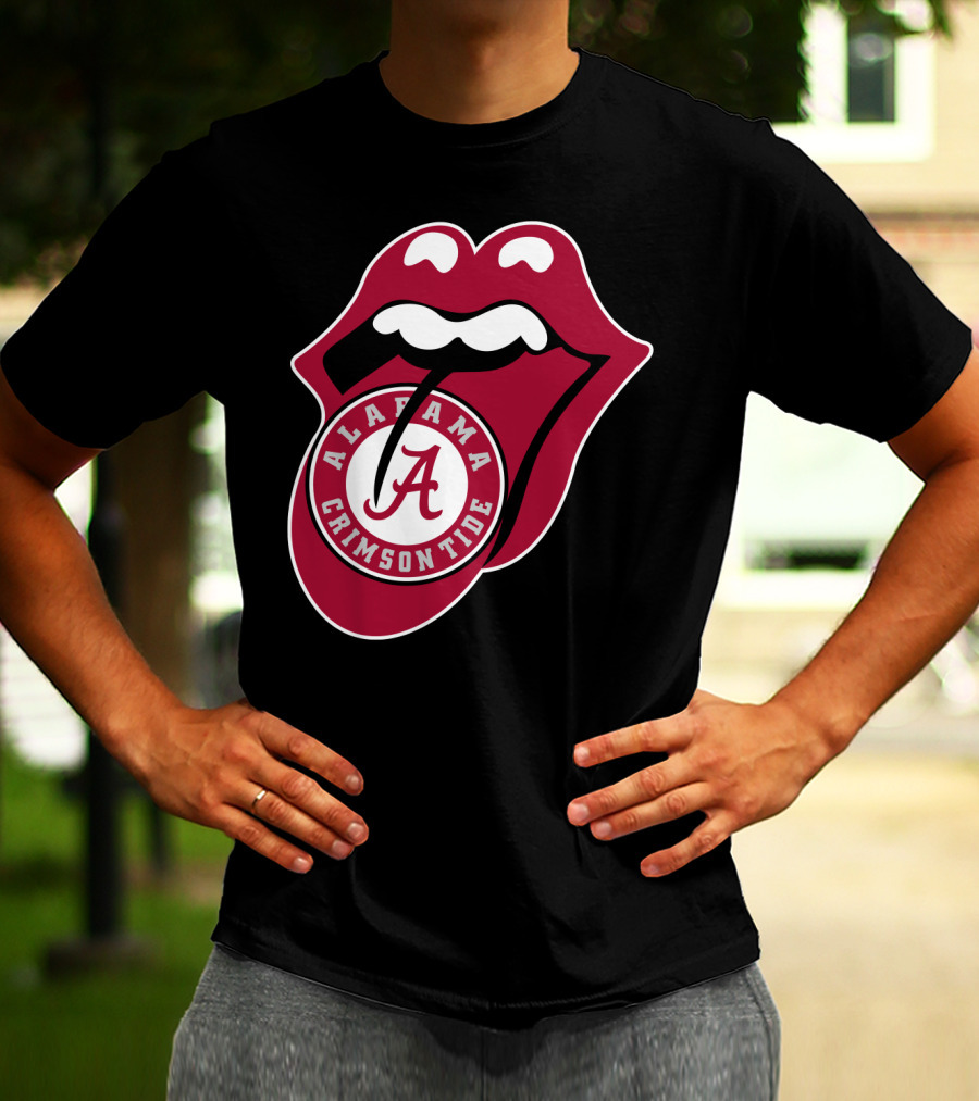 Alabama Crimson Tide Rt Edition Iconic Tongue T-Shirt