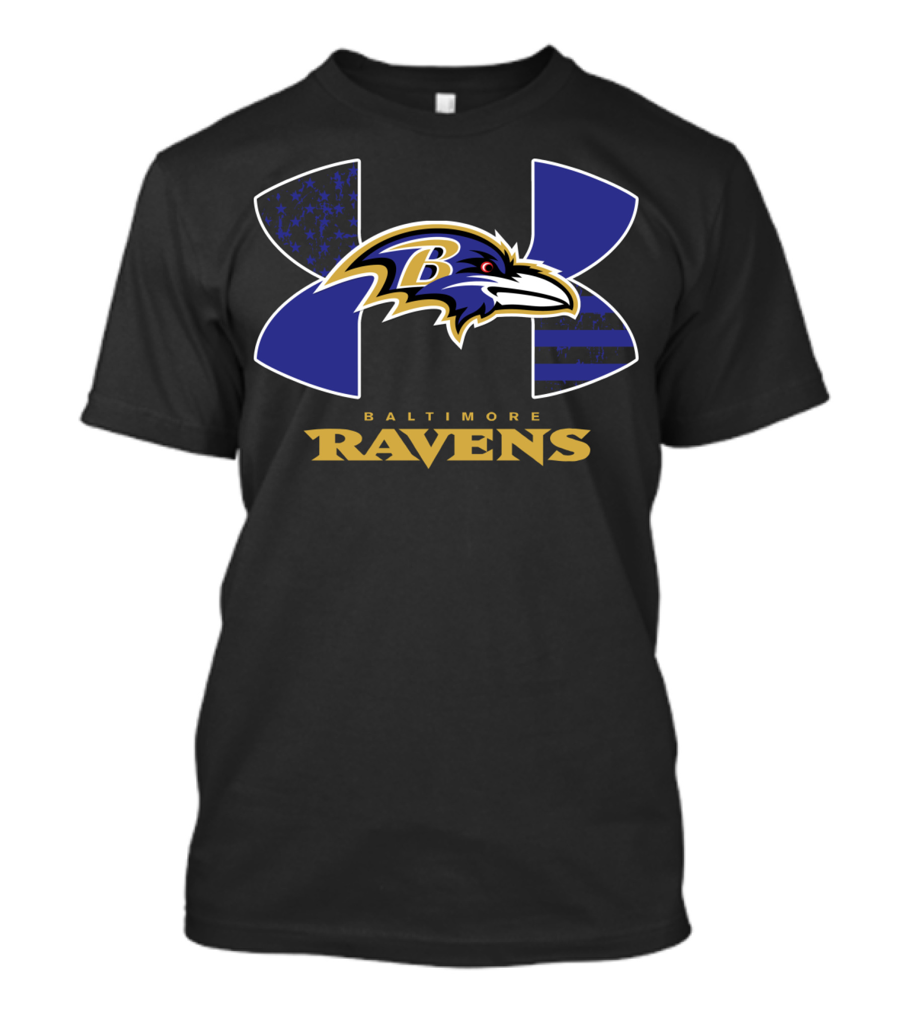 Baltimore Ravens Under Armour Stars And Stripes T-Shirt