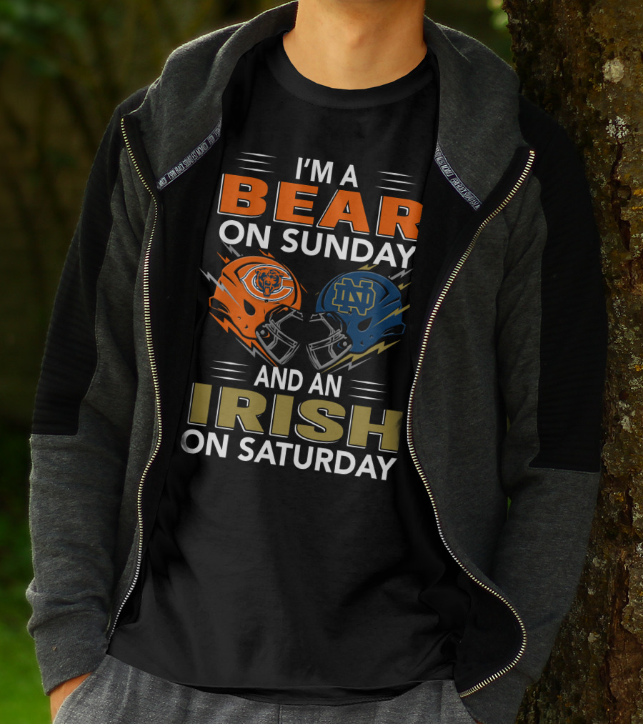 I'm A Bear On Sunday And An Irish On Saturday T-Shirt