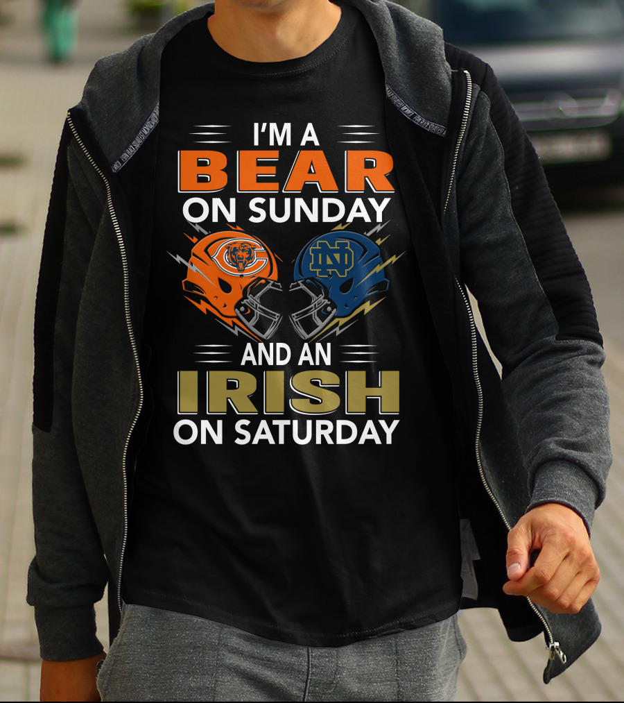 I'm A Bear On Sunday And An Irish On Saturday T-Shirt