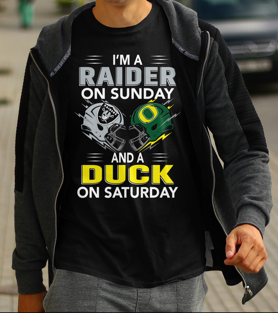 I'm A Raider On Sunday And A Duck On Saturday T-Shirt