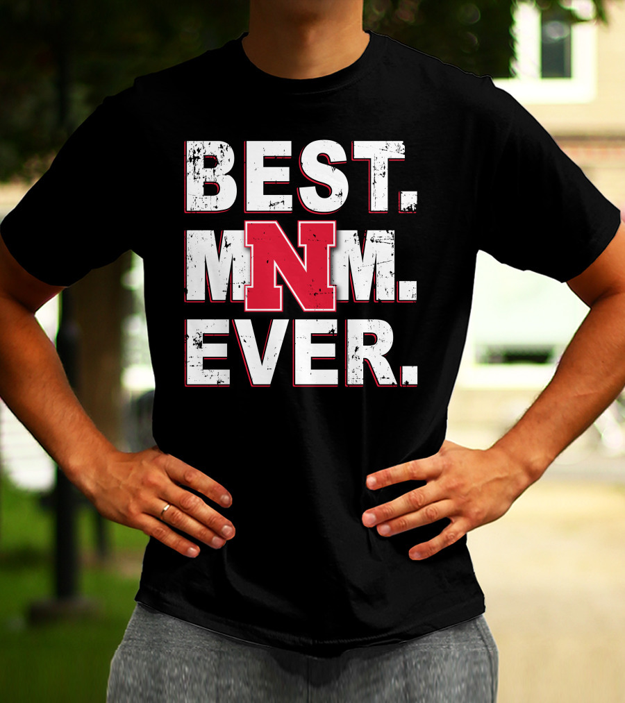 Best Mom Ever Nebraska Cornhuskers N T-Shirt
