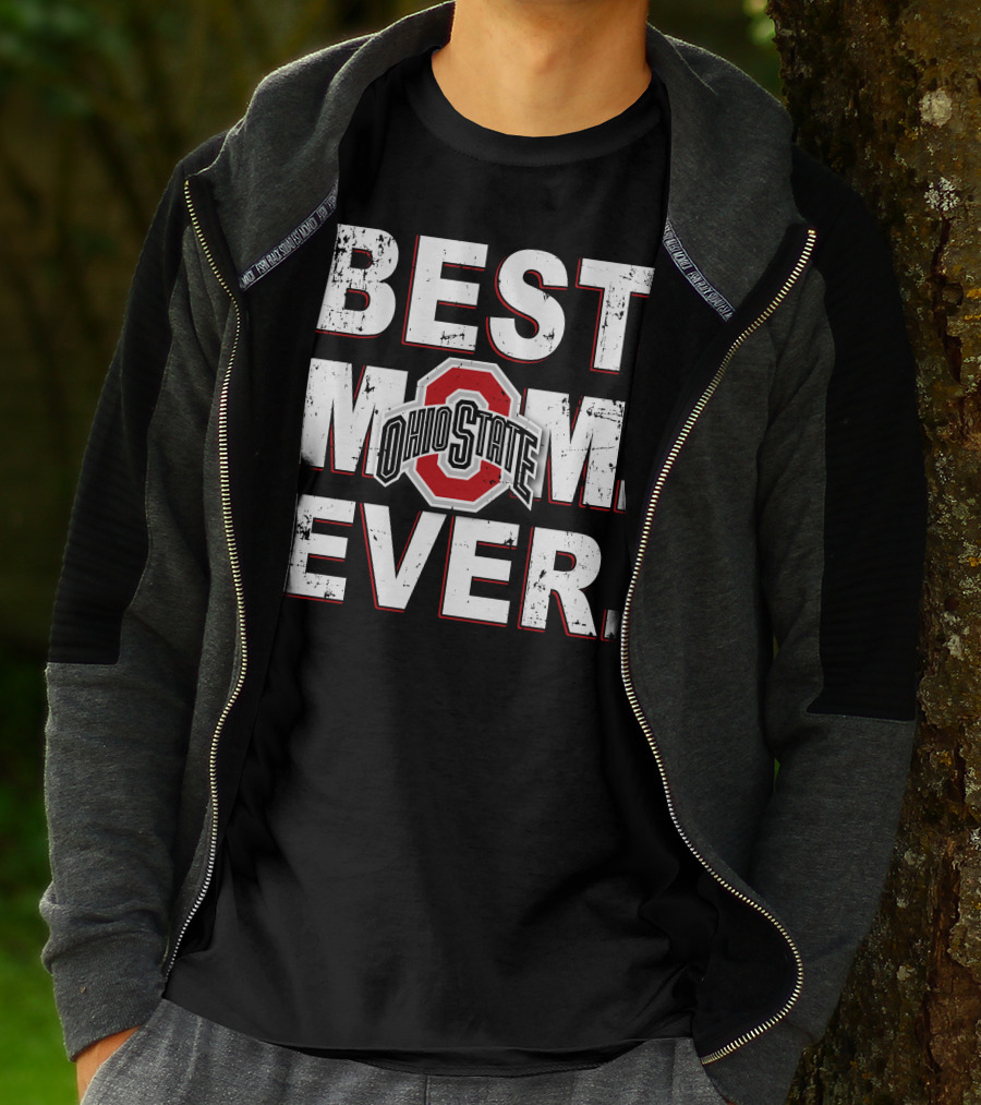 Best Mom Ever Ohio State Buckeyes T-Shirt