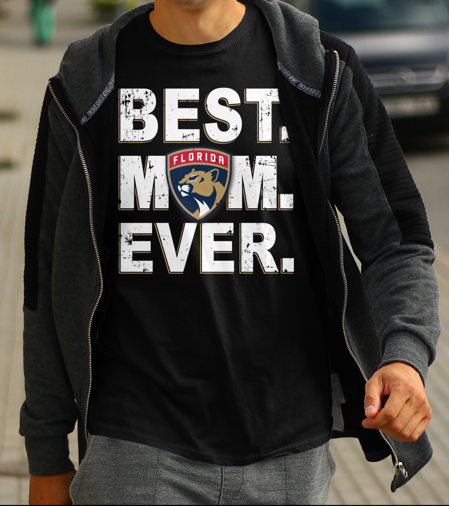 Best Mom Ever Florida Panthers Logo Sports Fan T-Shirt