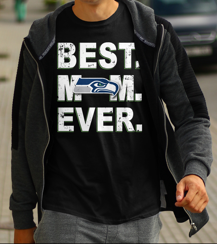 Best Mom Ever Seahawks T-Shirt