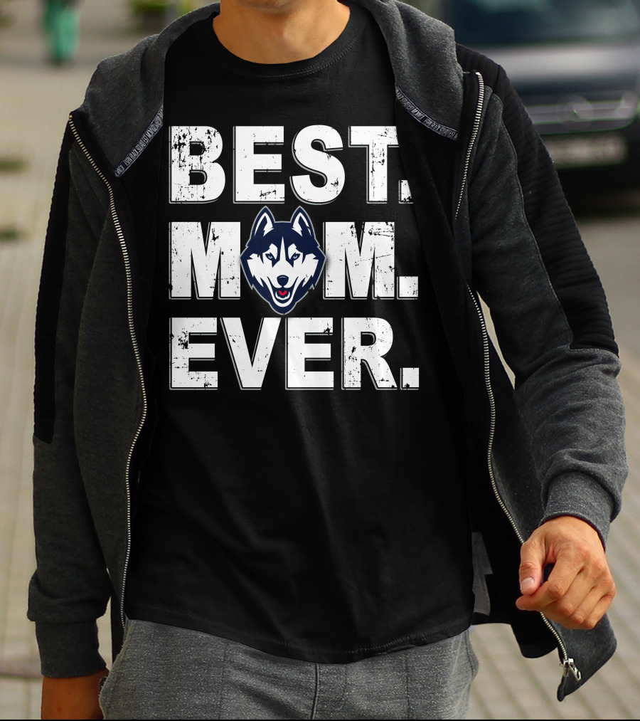 Best Mom Ever Connecticut Huskies T-Shirt