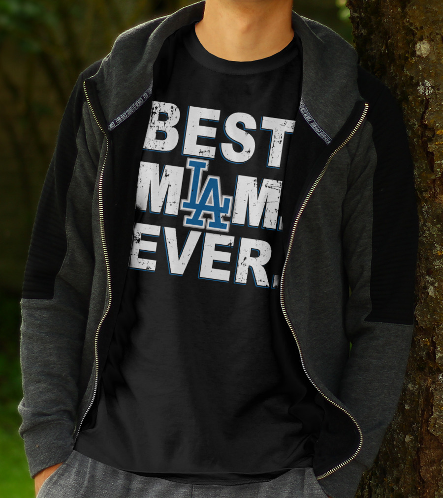 BEST MOM EVER Los Angeles Dodgers LA T-Shirt