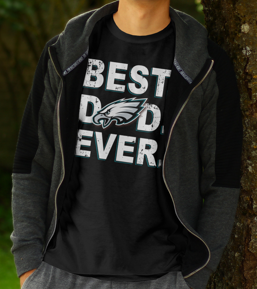 Best Dad Ever Philadelphia Football Team T-Shirt