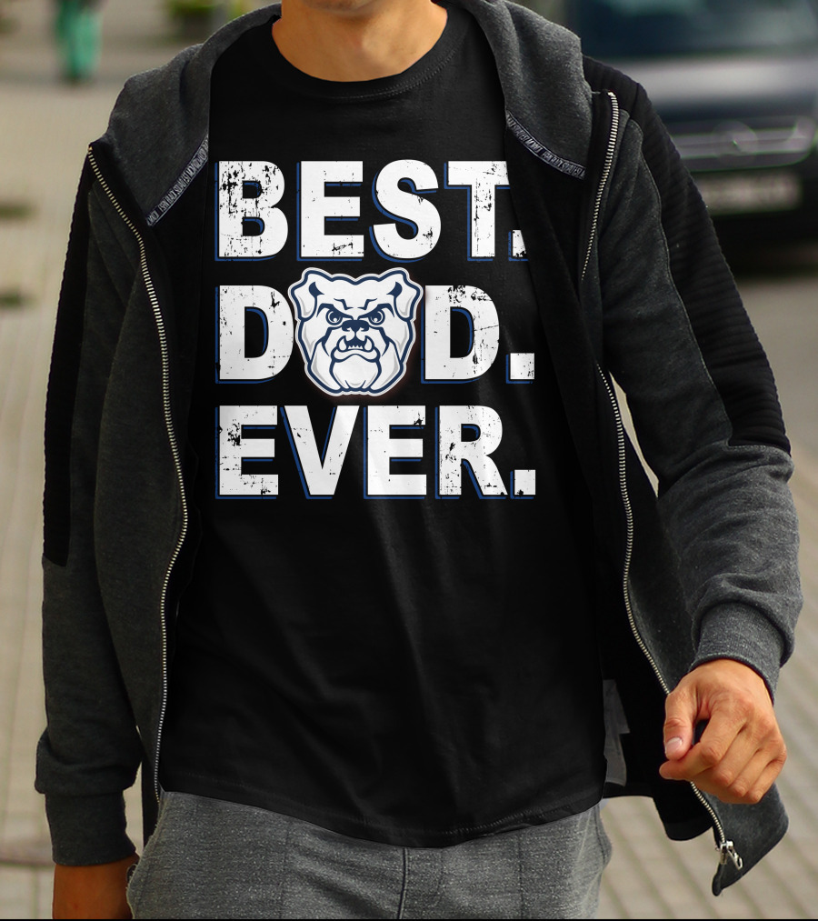 Best Dad Ever Bulldog T-Shirt