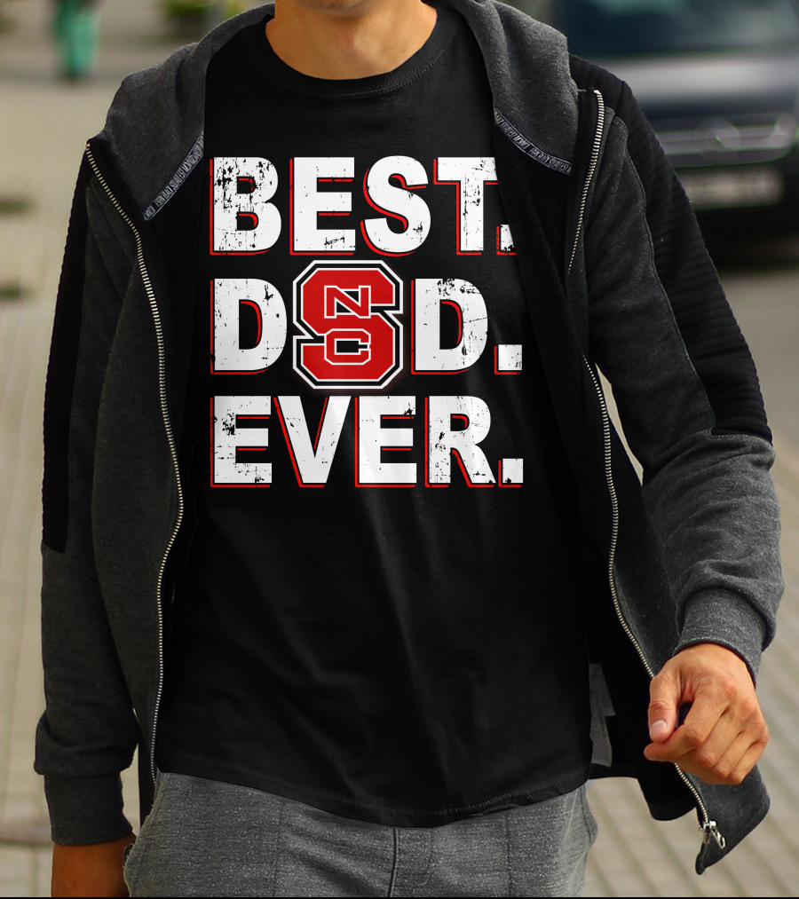 Best Dad Ever Nc State Fan T-Shirt