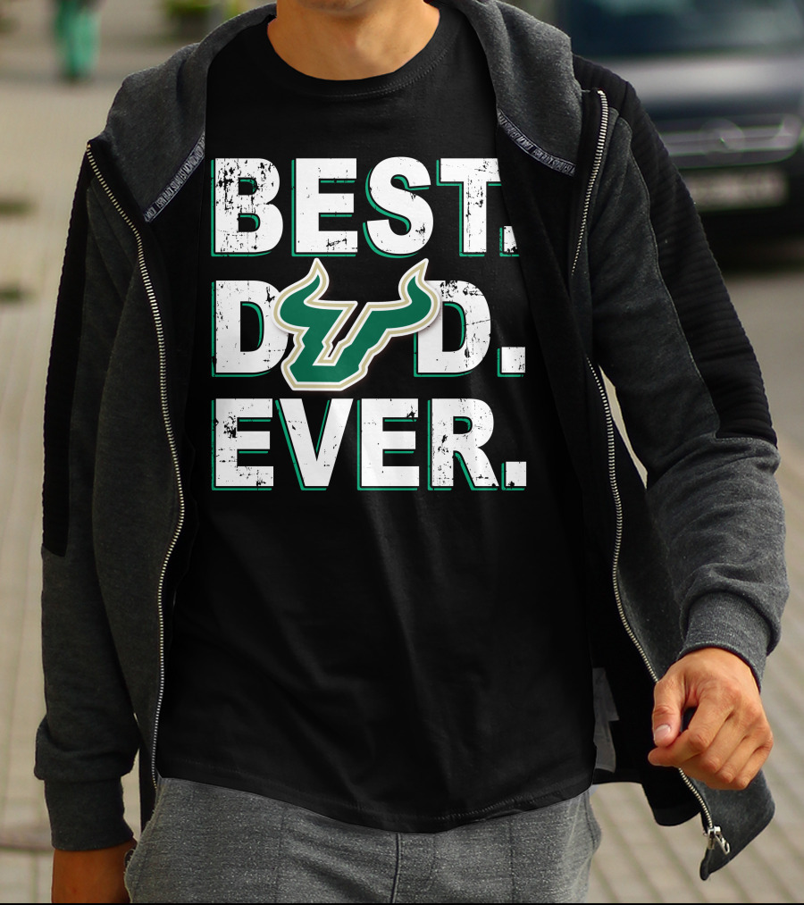 Best Dad Ever Usf Bulls T-Shirt