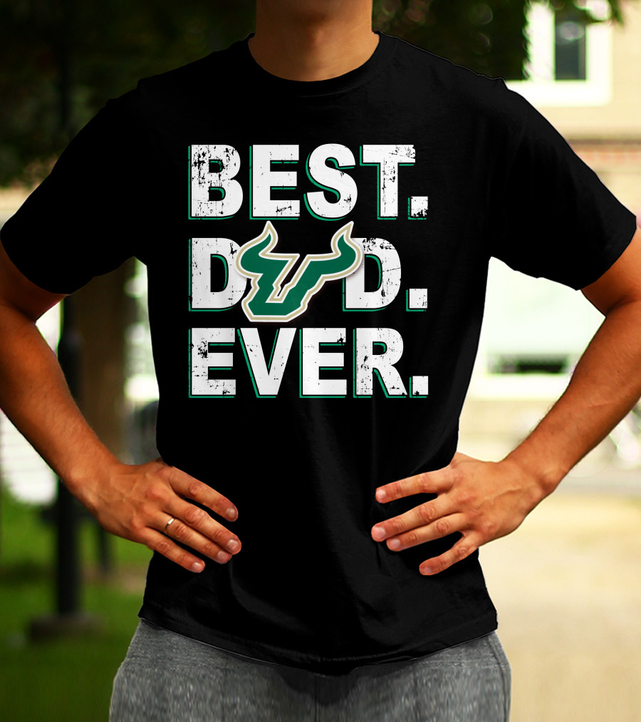 Best Dad Ever Usf Bulls T-Shirt