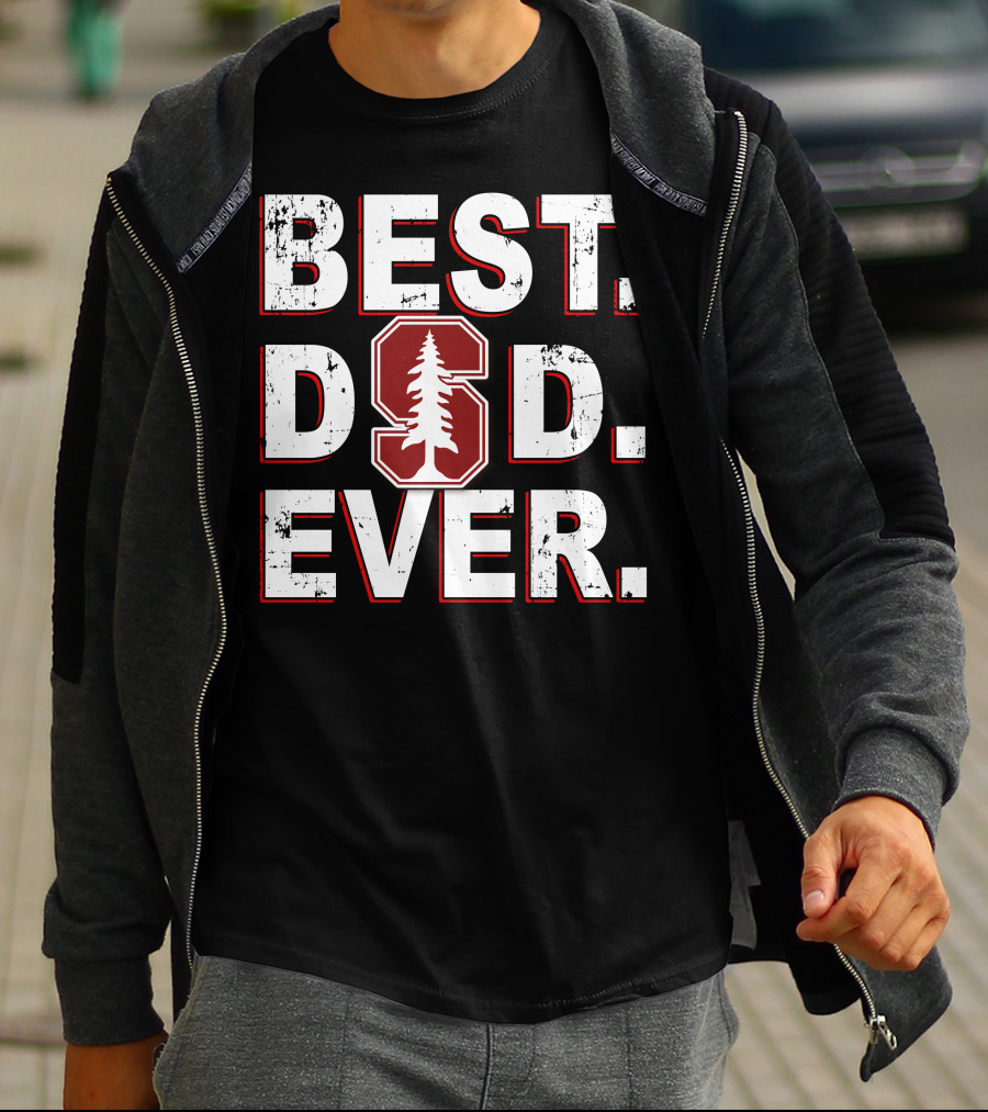 Best Dad Ever Stanford Tree T-Shirt
