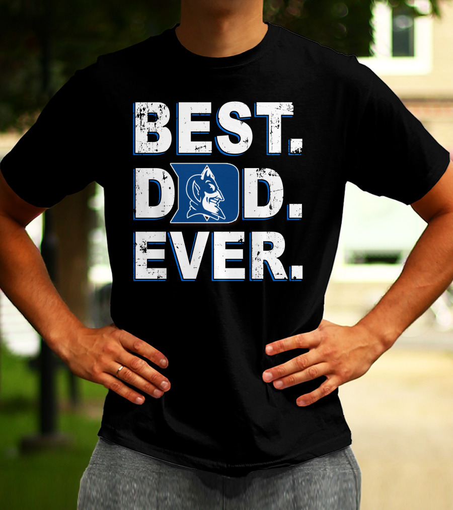 Best Dad Ever Blue Devil Duke T-Shirt