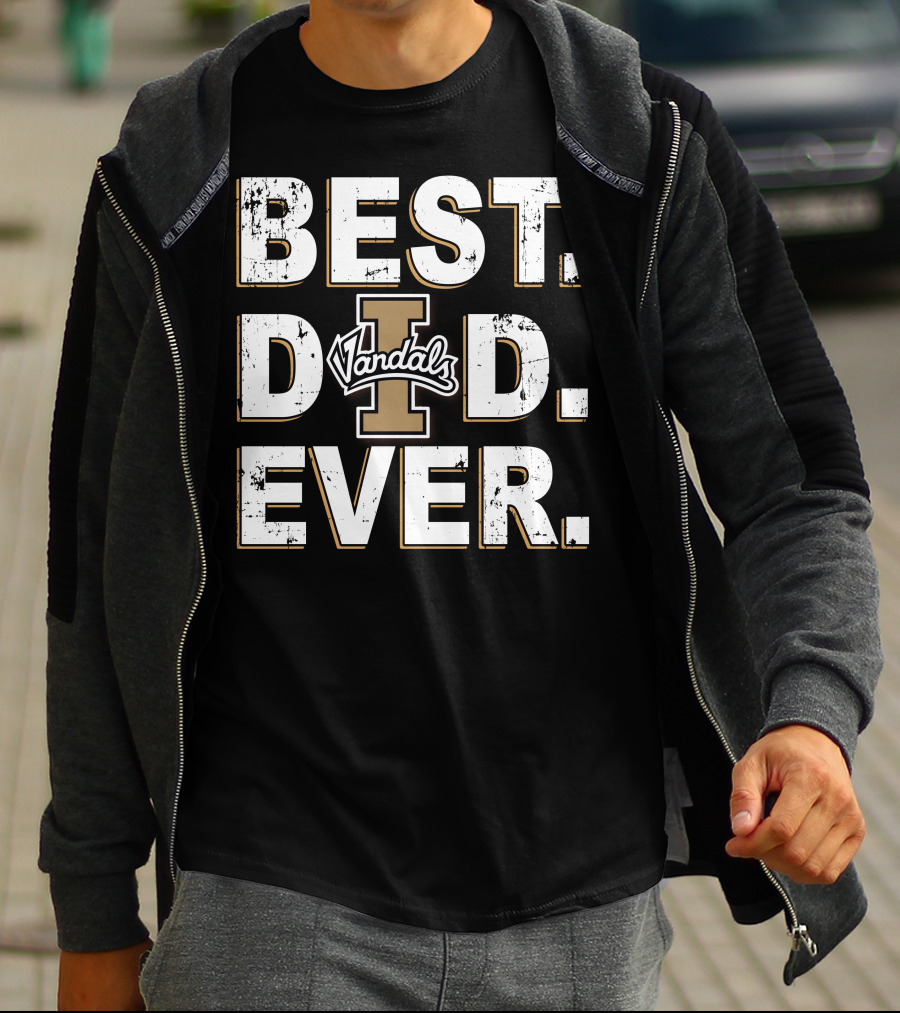 Best Dad Ever Idaho Vandals T-Shirt