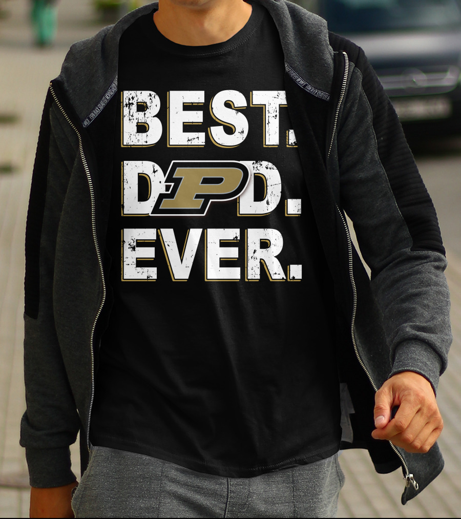 Best Dad Ever Purdue P T-Shirt
