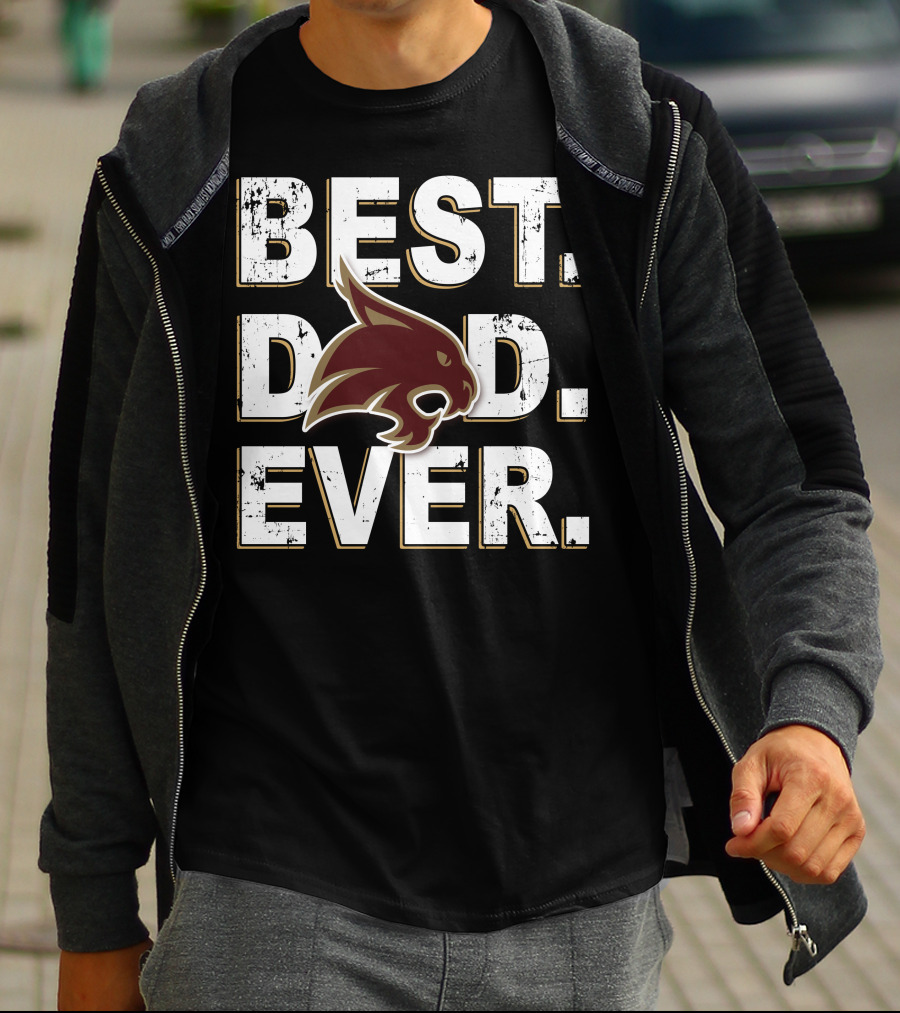 Best Dad Ever Bobcat T-Shirt