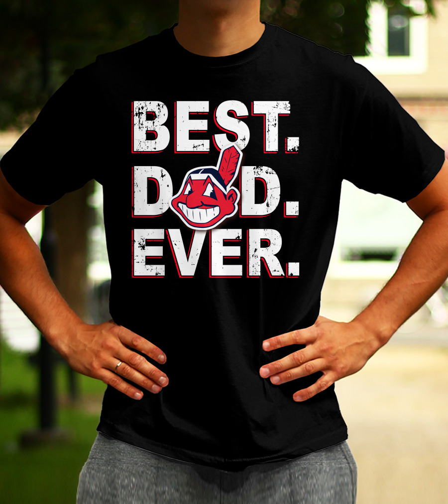 Best Dad Ever Chief Wahoo T-Shirt